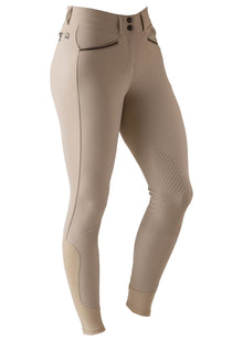 Winter Fleece Lined Breeches - Beige (knee grip) view 5