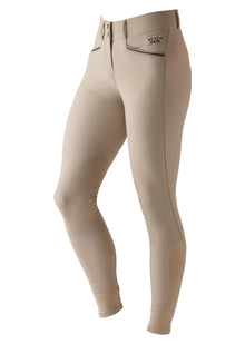 Winter Fleece Lined Breeches - Beige (knee grip) view 6
